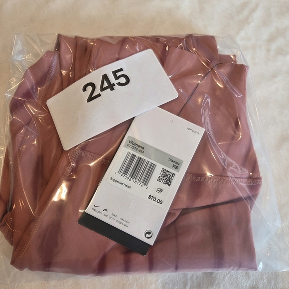Nike One Dri-FIT Women's Training Leggings Pecan / Rose Clay (FZ7272-634) XS New - Picture 15 of 15